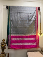 Ganga Jamuna Ilkal Women's Saree with Chikki Paras Border